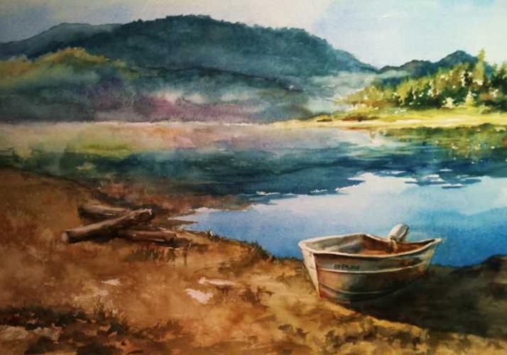 Morning Respite by Denise Cole - Watercolors