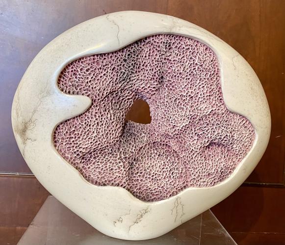 Medium Coral Vessel by Jeff Margolin