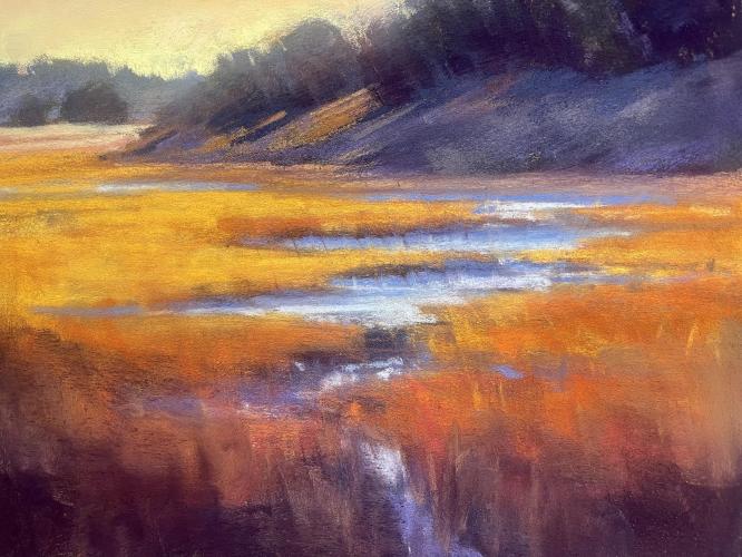 Golden Hour on the Marsh by Amanda Houston