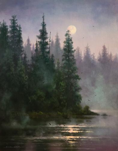 As the Moon Slips Away by Brooke Wetzel