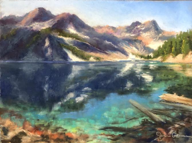Snow Lake by Janis Graves