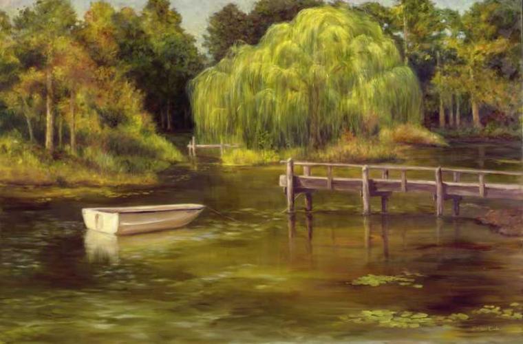 Weeping Willow by Denise Cole - Oils