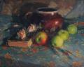 Apples and Jug by Susan Diehl