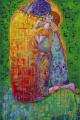 In the Manner of Klimt ~ The Kiss by Kimberly Adams