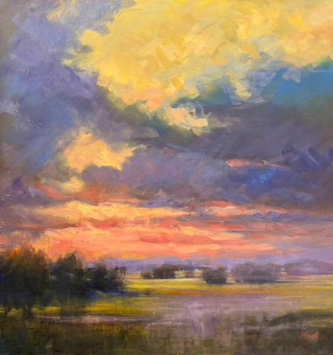 Billowing Sunset by Amanda Houston