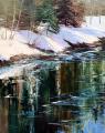 Winter on Nason Creek by Pat Clayton