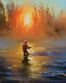 Fiery Sunset by Mark Boyle
