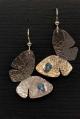 Silver and Blue Topaz Earrings by Penny Berglund