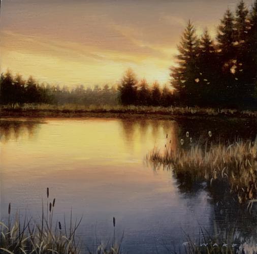 Pond at Twilight by Ray Ward
