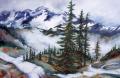 Timberline by Denise Cole - Watercolors