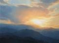 Mountain Sunset by Kathleen Hudson