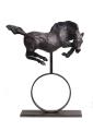 Horse Over the Moon - Bronze Patina 16/50 by Giuseppe Palumbo