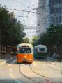 San Fran-Orange Trolley by Richard Boyer