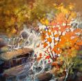 Tangerine Cascade by Linda Wilder