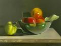 Red Apples in Green Glass by Cary Jurriaans