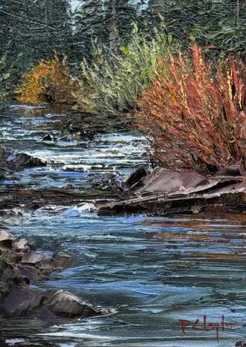 Autumn River by Pat Clayton