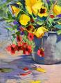 Pansies in a Pail by Mike Wise